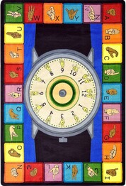 Joy Carpets Kid Essentials Signs of the Time Multi
